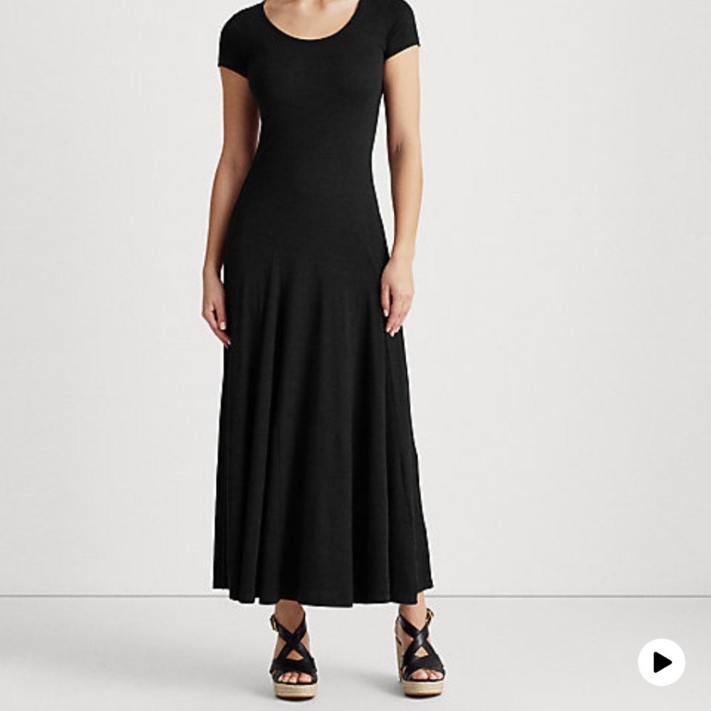 Magenta Pink Lauren Ralph Lauren Maxi Dress M